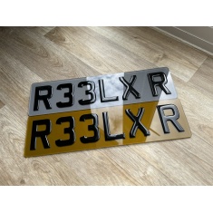 R33LX R | DVLA Registration Cherished Number Plate | Custom Private Number Plate | DVLA Private VRM