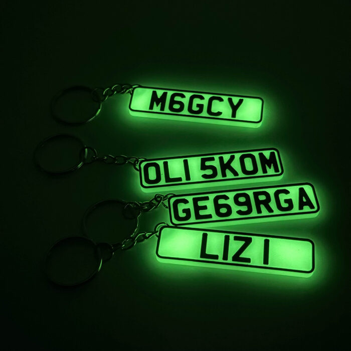 DWDPLATES Glow In The Dark Number Plate