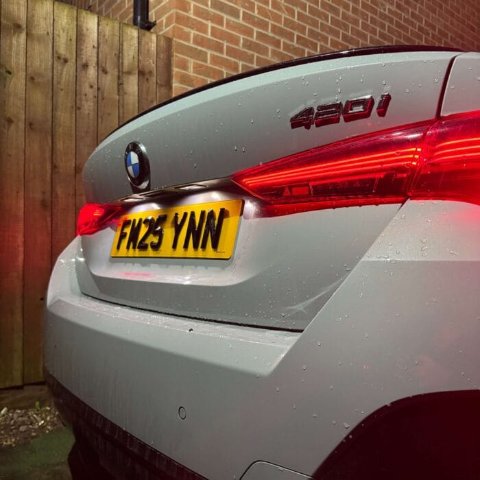 BMW 420i with Retro Diamond Plates from DWDPLATES.